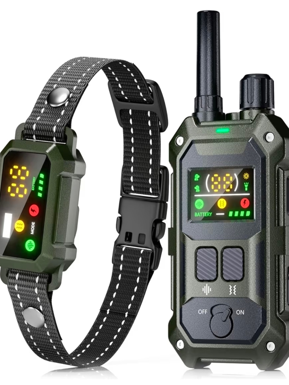 BLACKDOG Military Dog Shock Collar - 4200ft Dog Training Collar with Remote